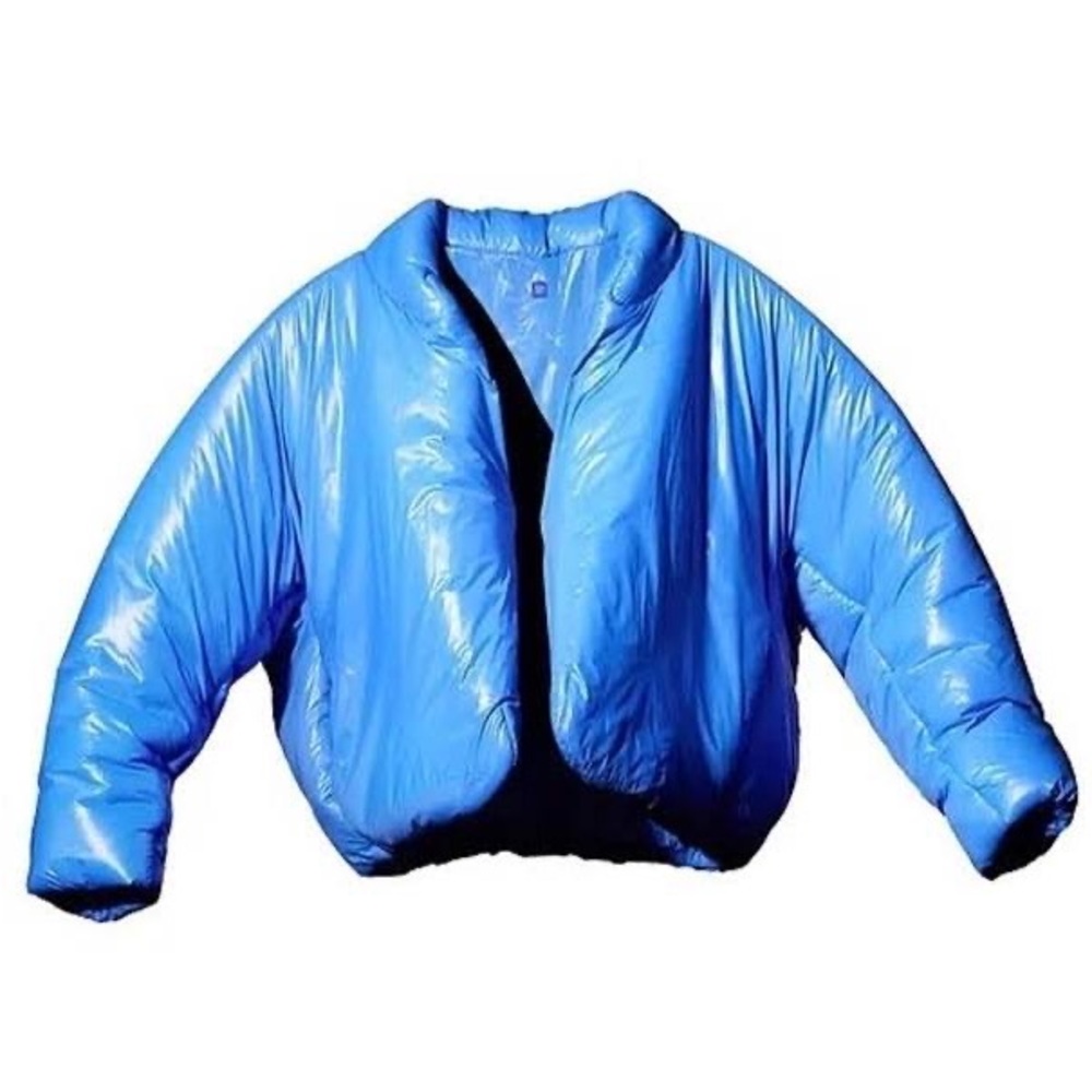 NWT YEEZY GAP ROUND JACKET BLUE M